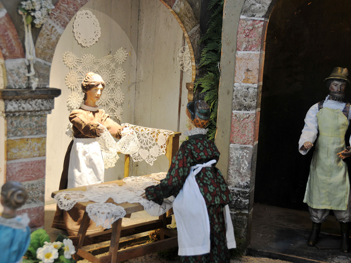 Ausschnitt aus der Krippe der Oberen Pfarre in Bamberg