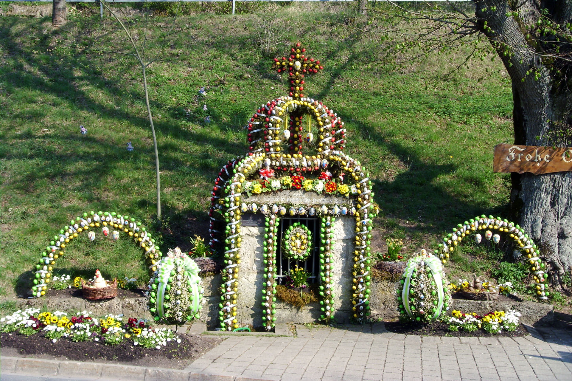 Osterbrunnen in der Fränkischen Schweiz